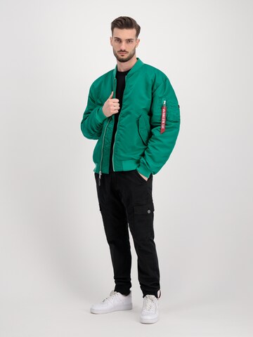 ALPHA INDUSTRIES Přechodná bunda 'MA-1 CS' – zelená