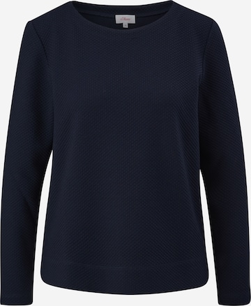 s.Oliver Sweatshirt in Blau: predná strana