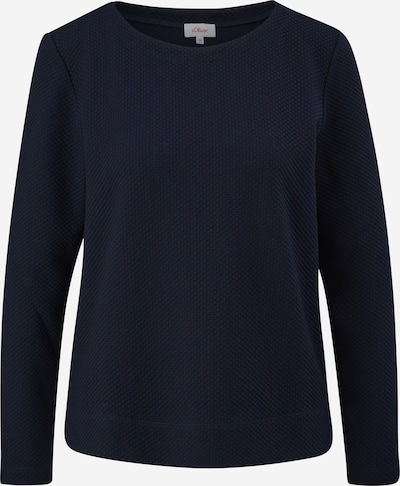 s.Oliver Sweat-shirt en bleu marine, Vue avec produit