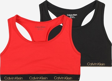 Calvin Klein JeansBustier Grudnjak - crvena boja: prednji dio