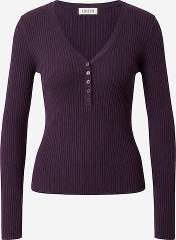 Pull-over 'Alesia' EDITED en violet : devant