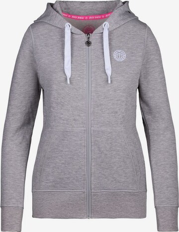 BIDI BADU Athletic Jacket 'Moana' in Grey: front