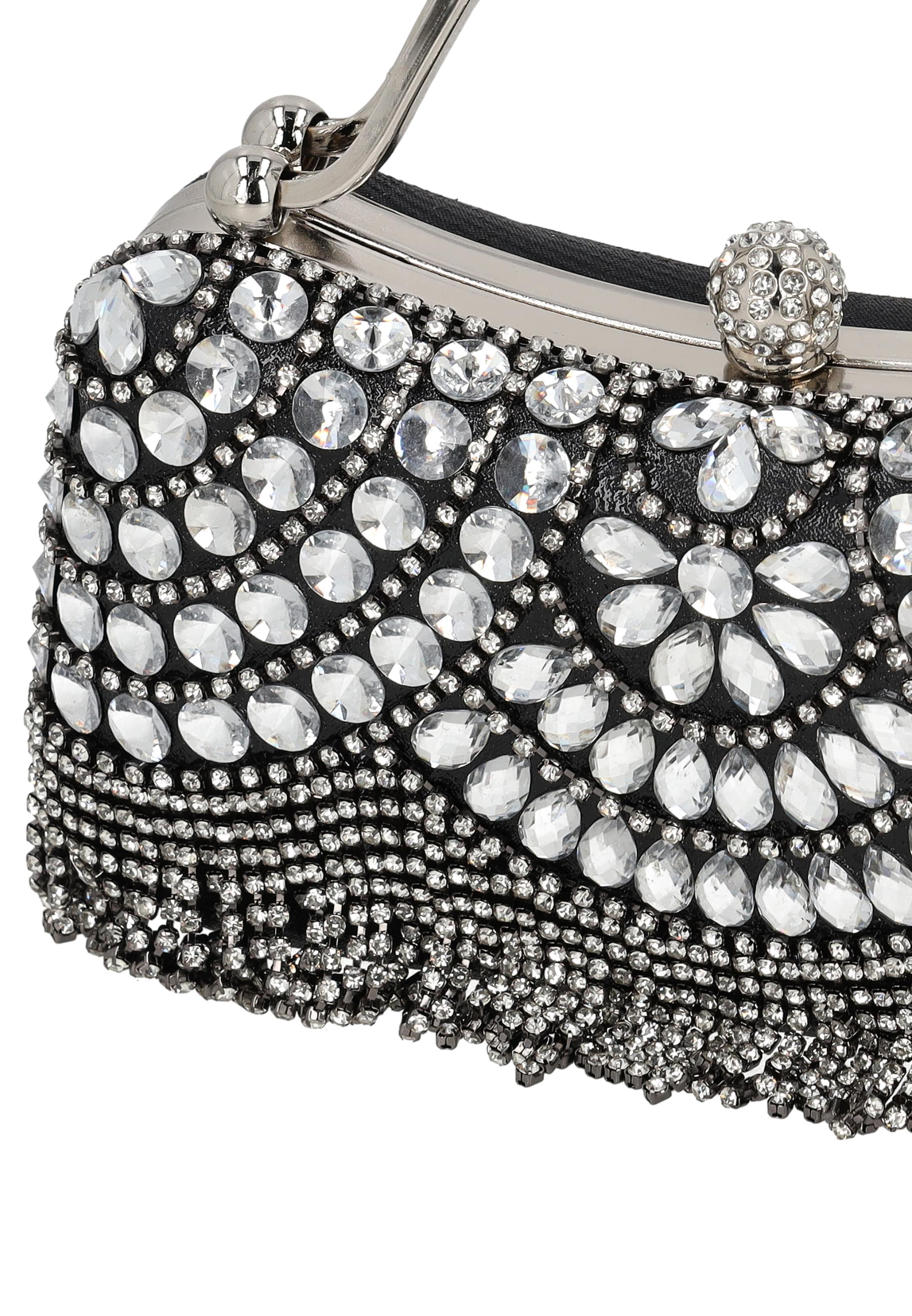 faina - Bolso de noche en negro