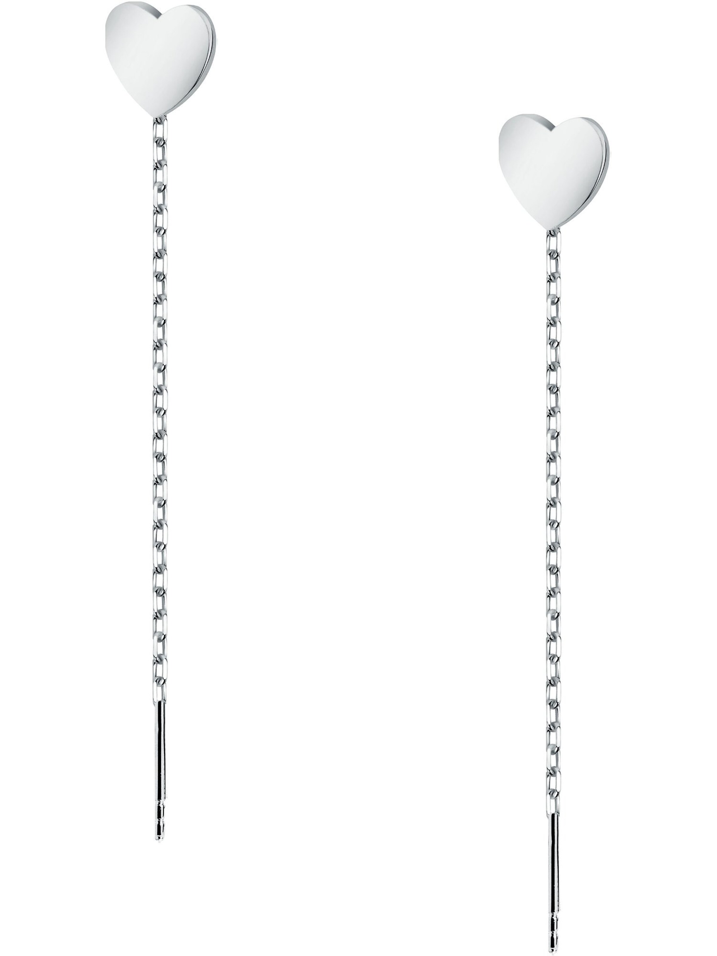 FAVS Earrings in Silver: front