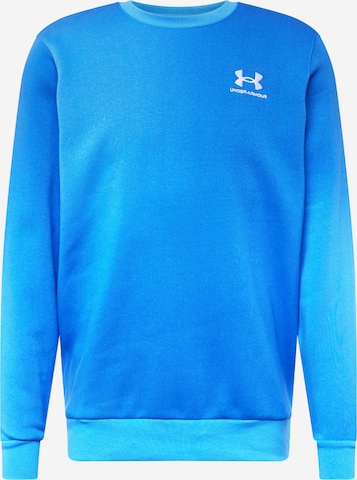 UNDER ARMOUR Sportsweatshirt 'Essential Novelty' in Blauw: voorkant