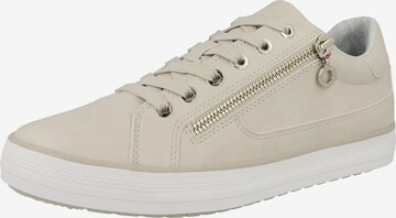 Sneaker bassa di s.Oliver in beige: frontale