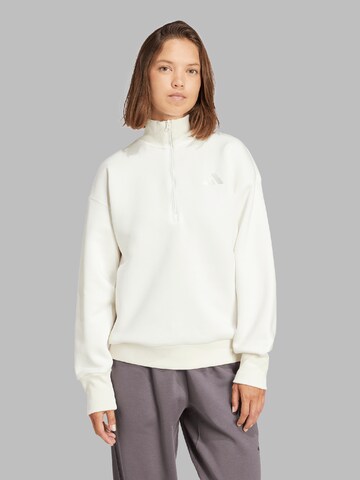 balta ADIDAS SPORTSWEAR Sportinio tipo megztinis 'ALL SZN': priekis