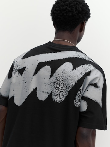 Pull&Bear Shirt 'STWD' in Black