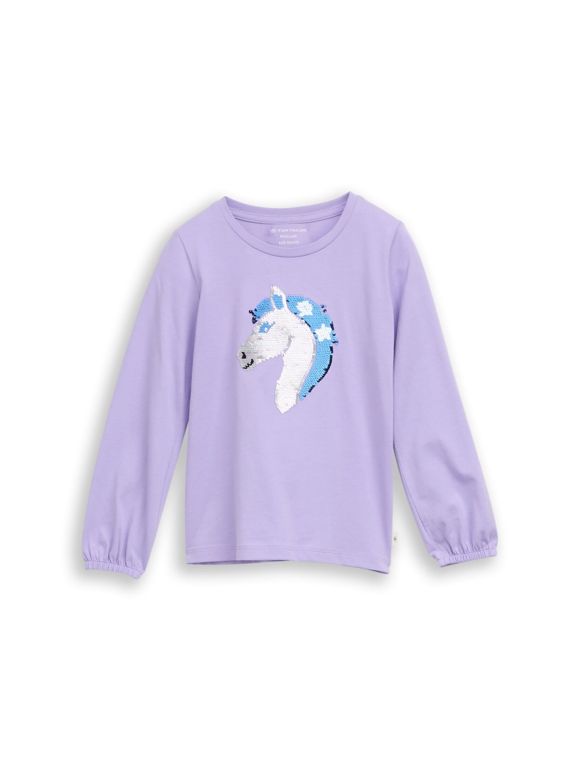 TOM TAILOR - Camisola em roxo: frente
