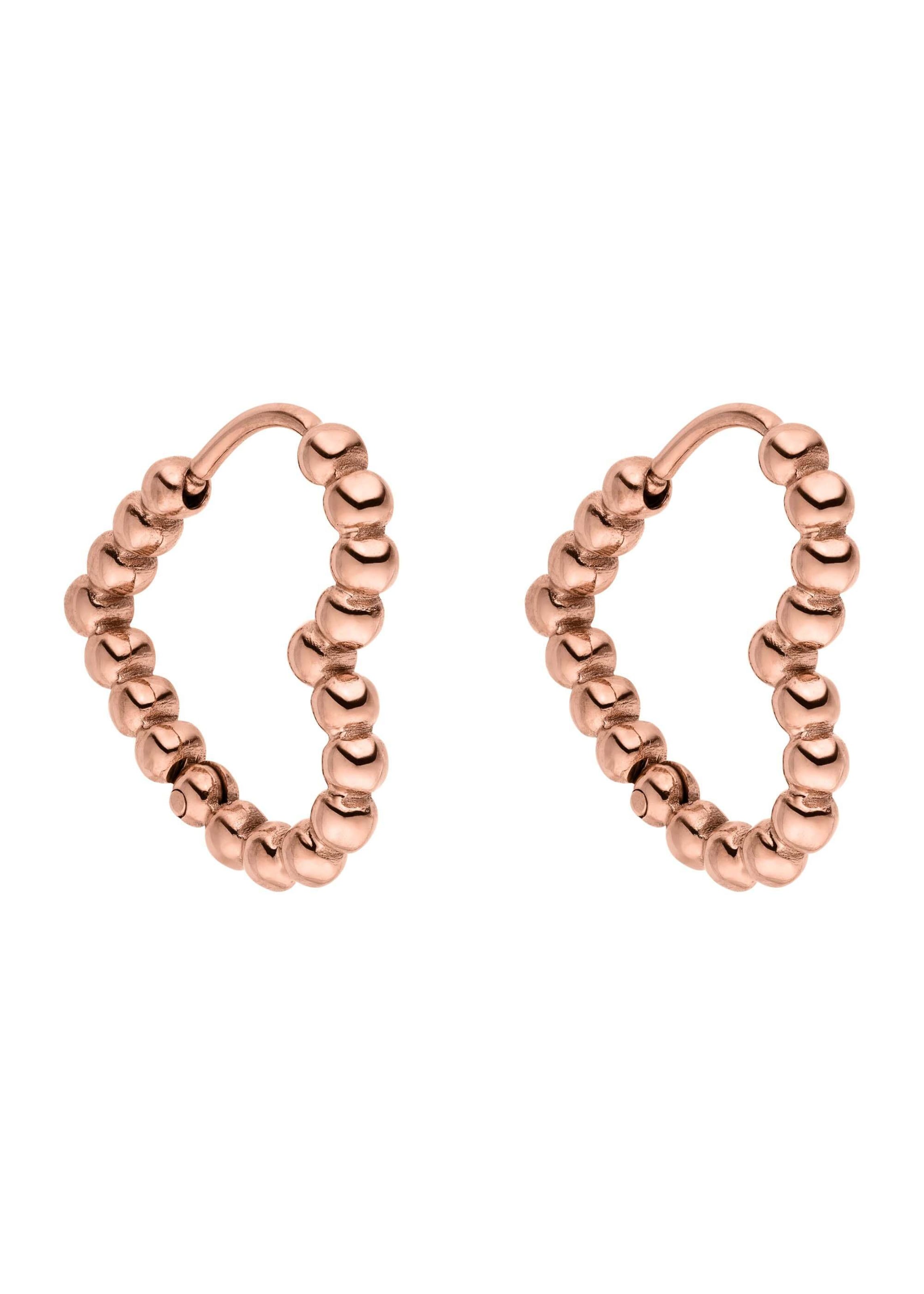 PURELEI Earrings 'Bubble Heart' in Gold: front