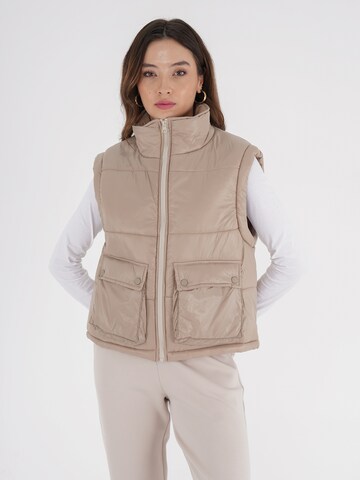 FRESHLIONS Vest i beige: forside