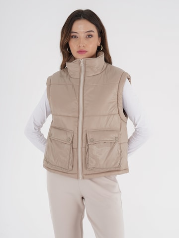 FRESHLIONS Vest in Beige: front