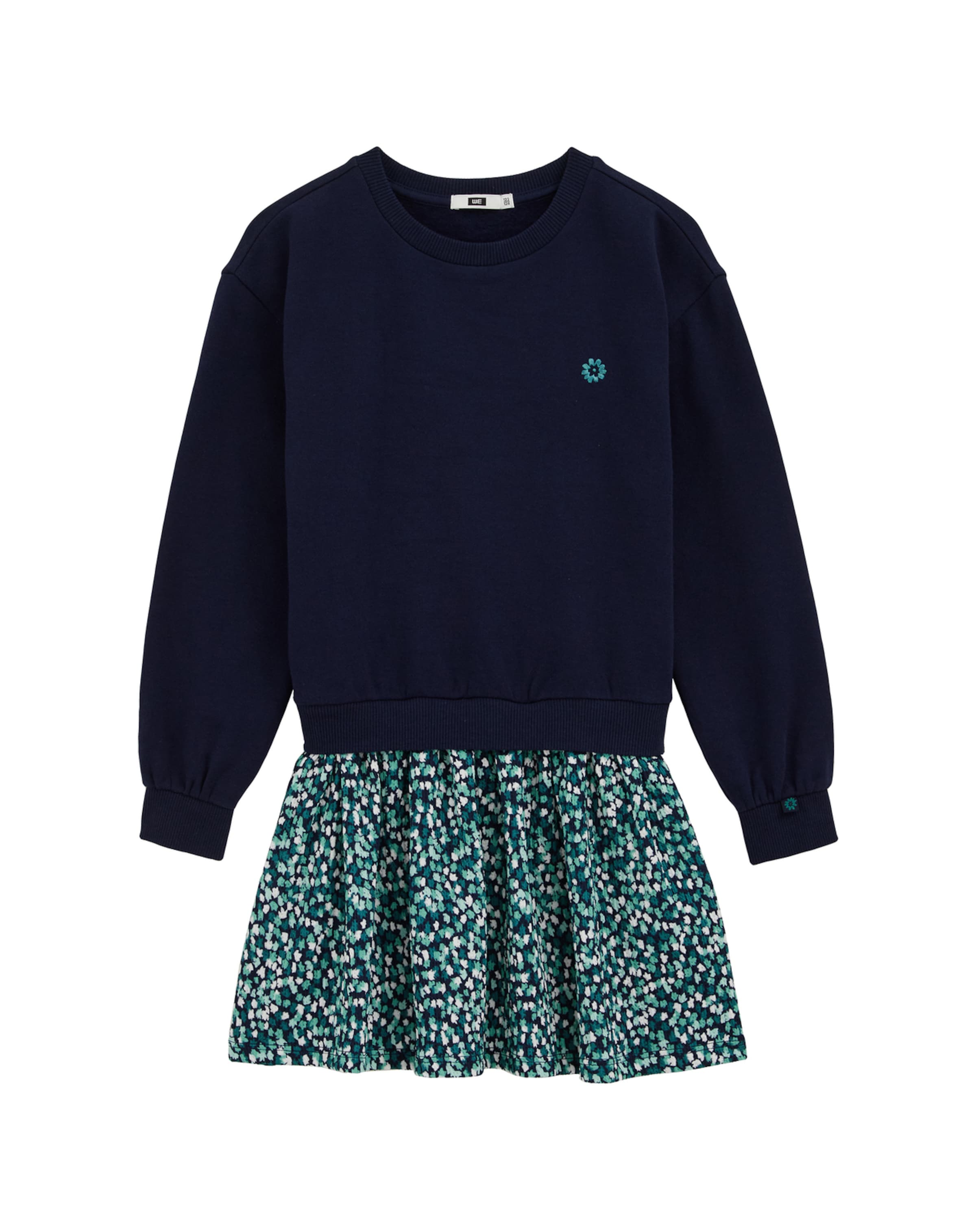 Rochie de la WE Fashion pe albastru: față