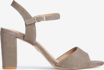 Kazar Strap Sandals in Grey