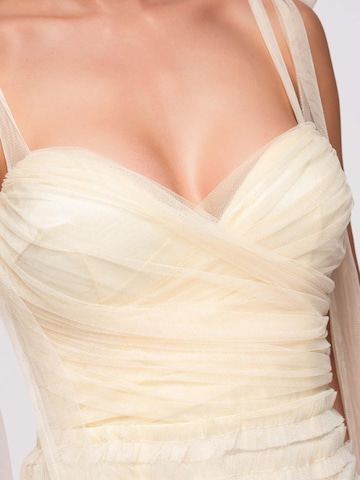 Ombre Kleid‌ in Beige