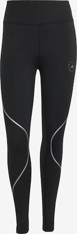 juoda ADIDAS BY STELLA MCCARTNEY Siauras Sportinės kelnės: priekis