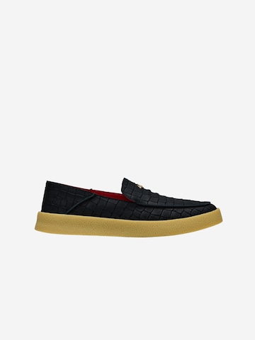 Hide&Jack Classic Flats 'Riva Black Honey' in Black: front