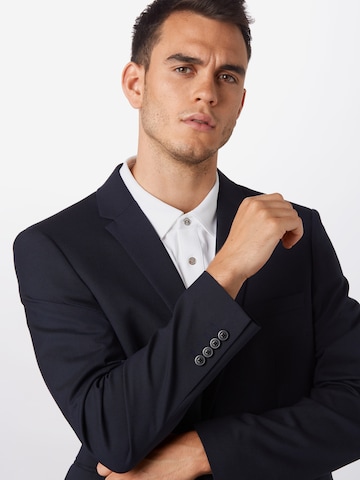 BURTON MENSWEAR LONDON Слим Пиджак в Синий