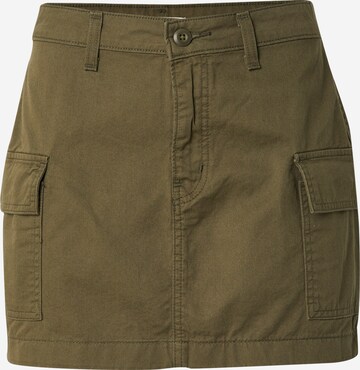 LEVI'S ® Kjol 'Mini Cargo Skirt' i grön: framsida