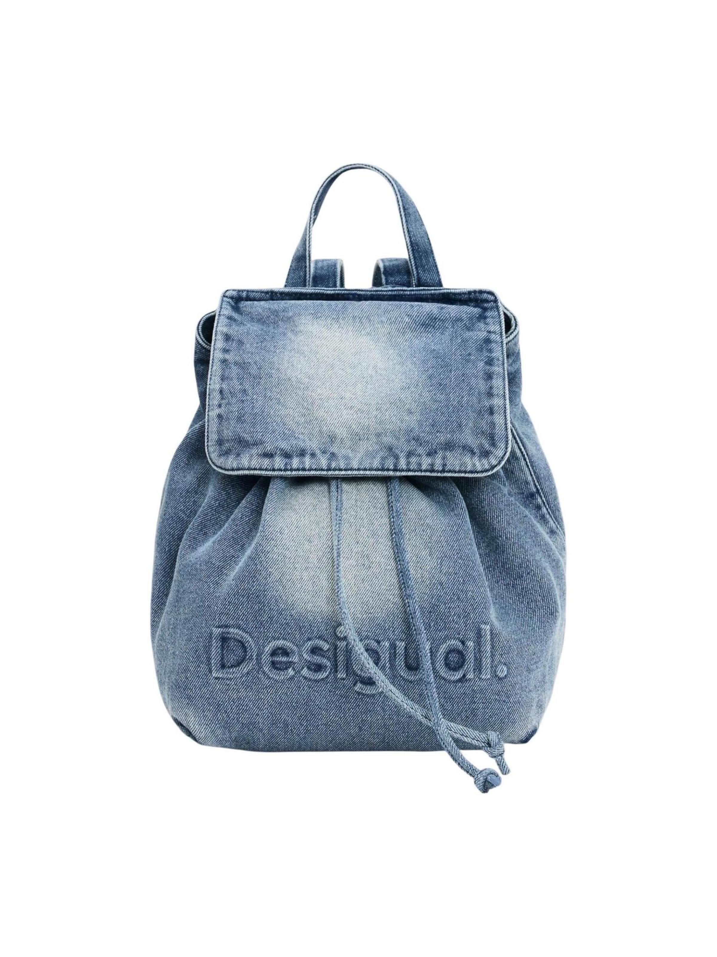 Desigual - Mochila 'BACK_HALF LOGO 26SAKD07' en azul: frente