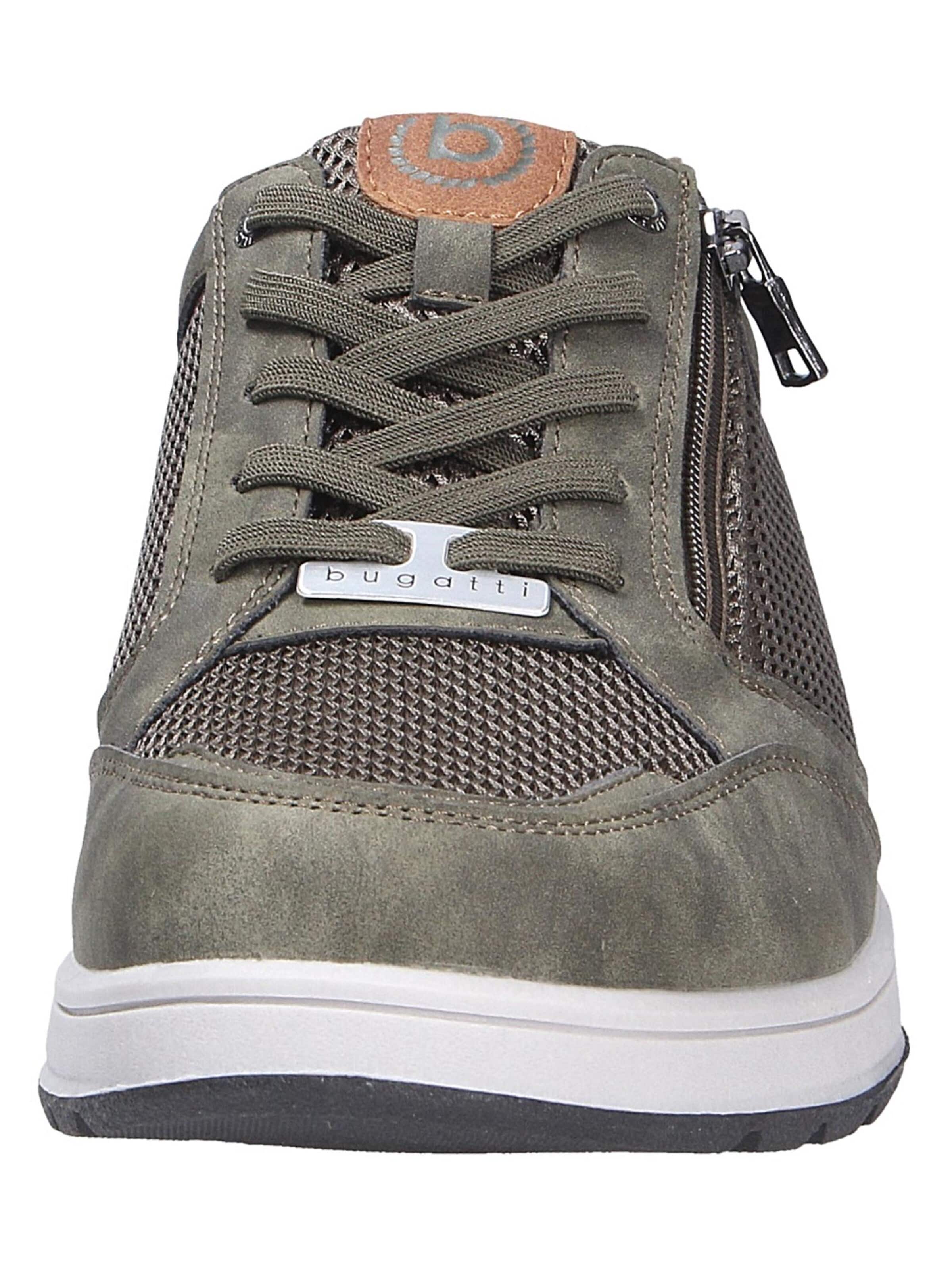 Baskets basses bugatti en vert
