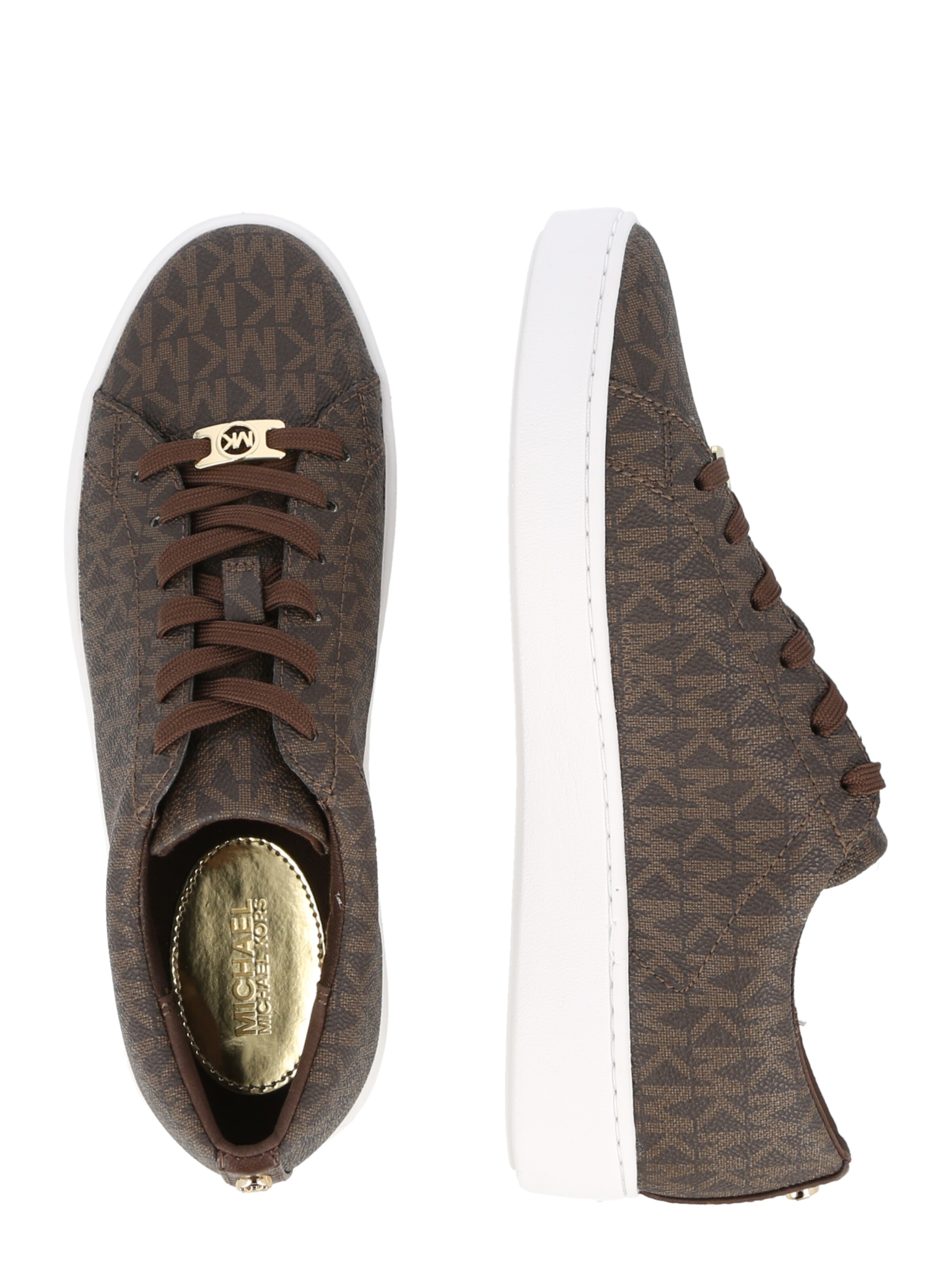 MICHAEL Michael Kors Sneakers laag 'Keaton' in Bruin | ABOUT YOU