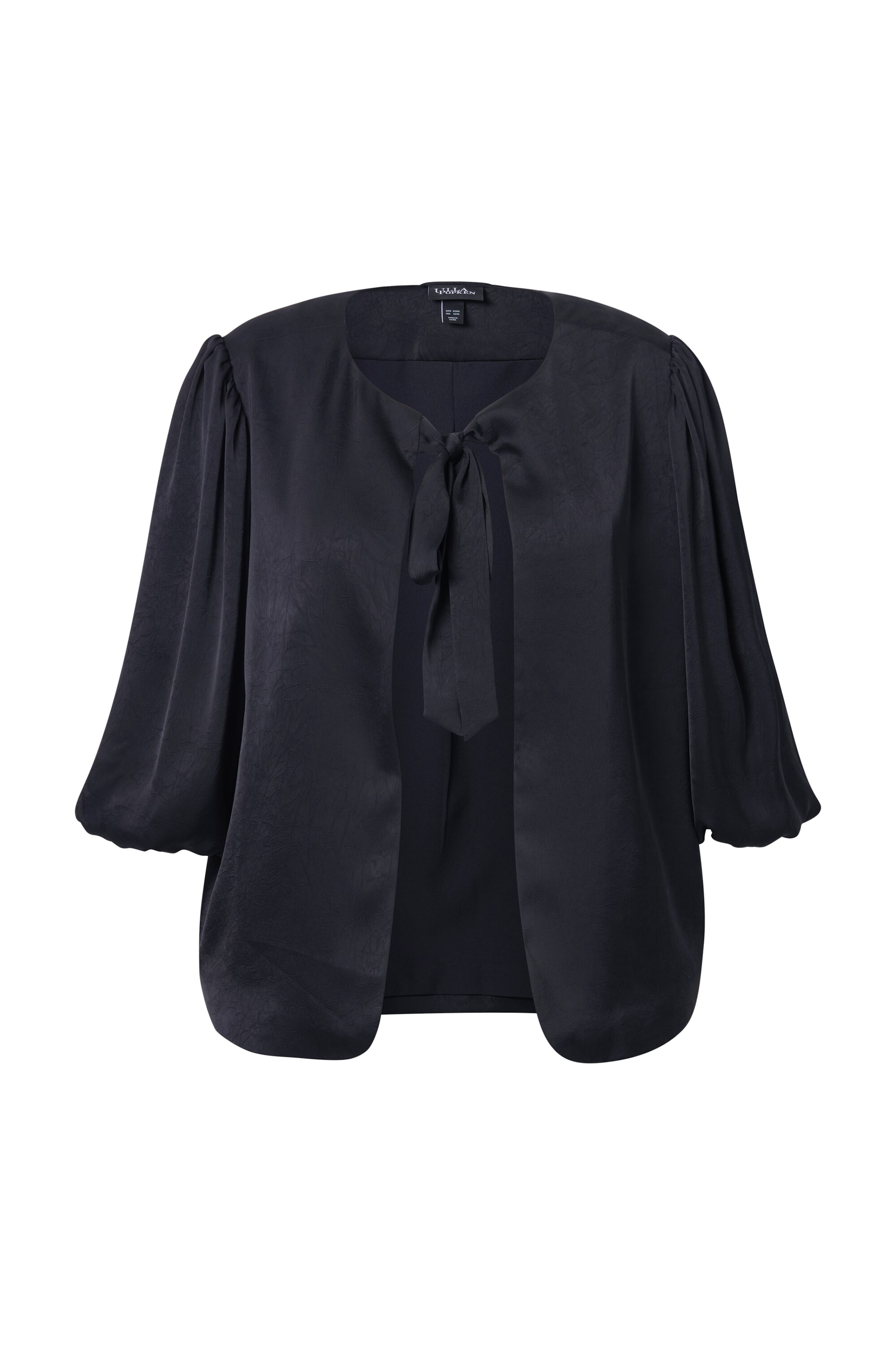 Ulla Popken Tussenjas in Zwart: voorkant