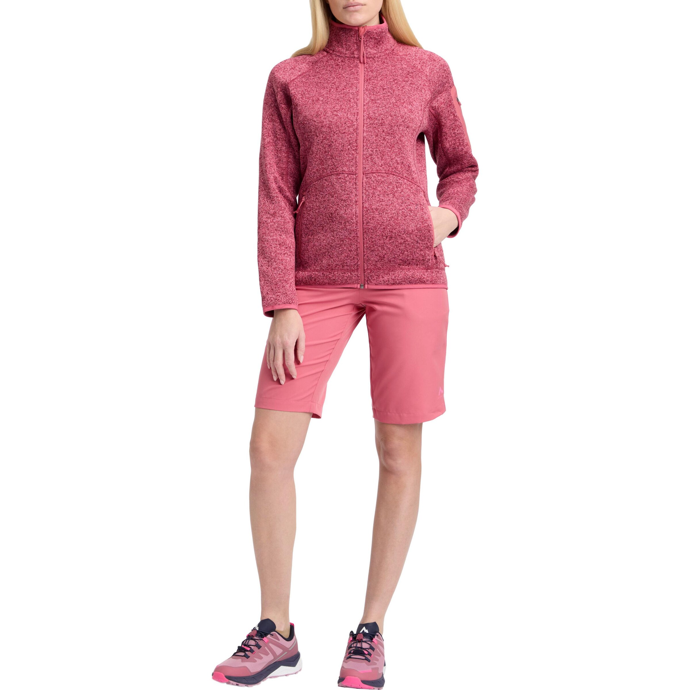 MCKINLEY Funktionsfleecejacke 'Skeena' in Rot