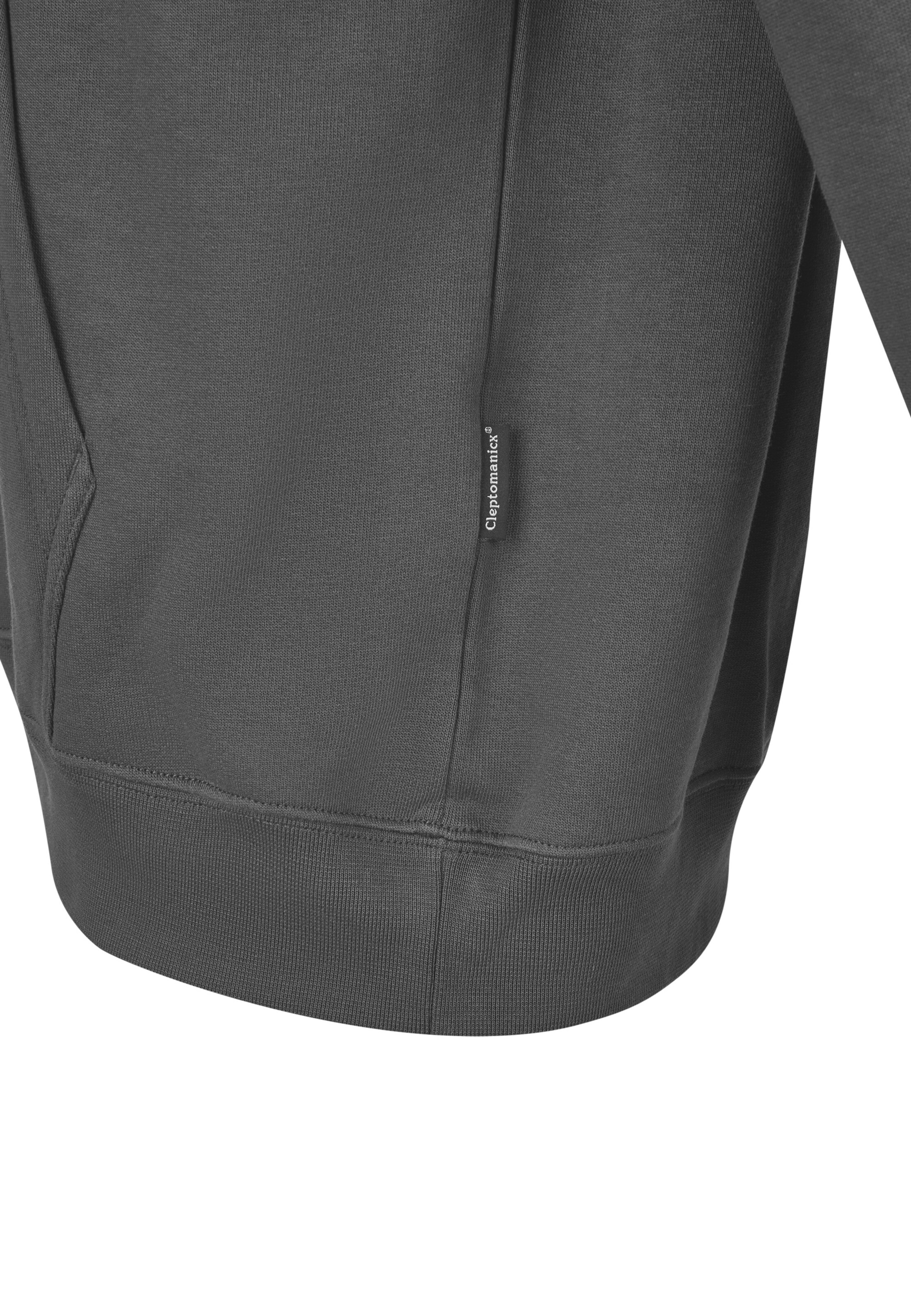 Cleptomanicx Sweatshirt 'Hooded Ligull Classic' in Grey