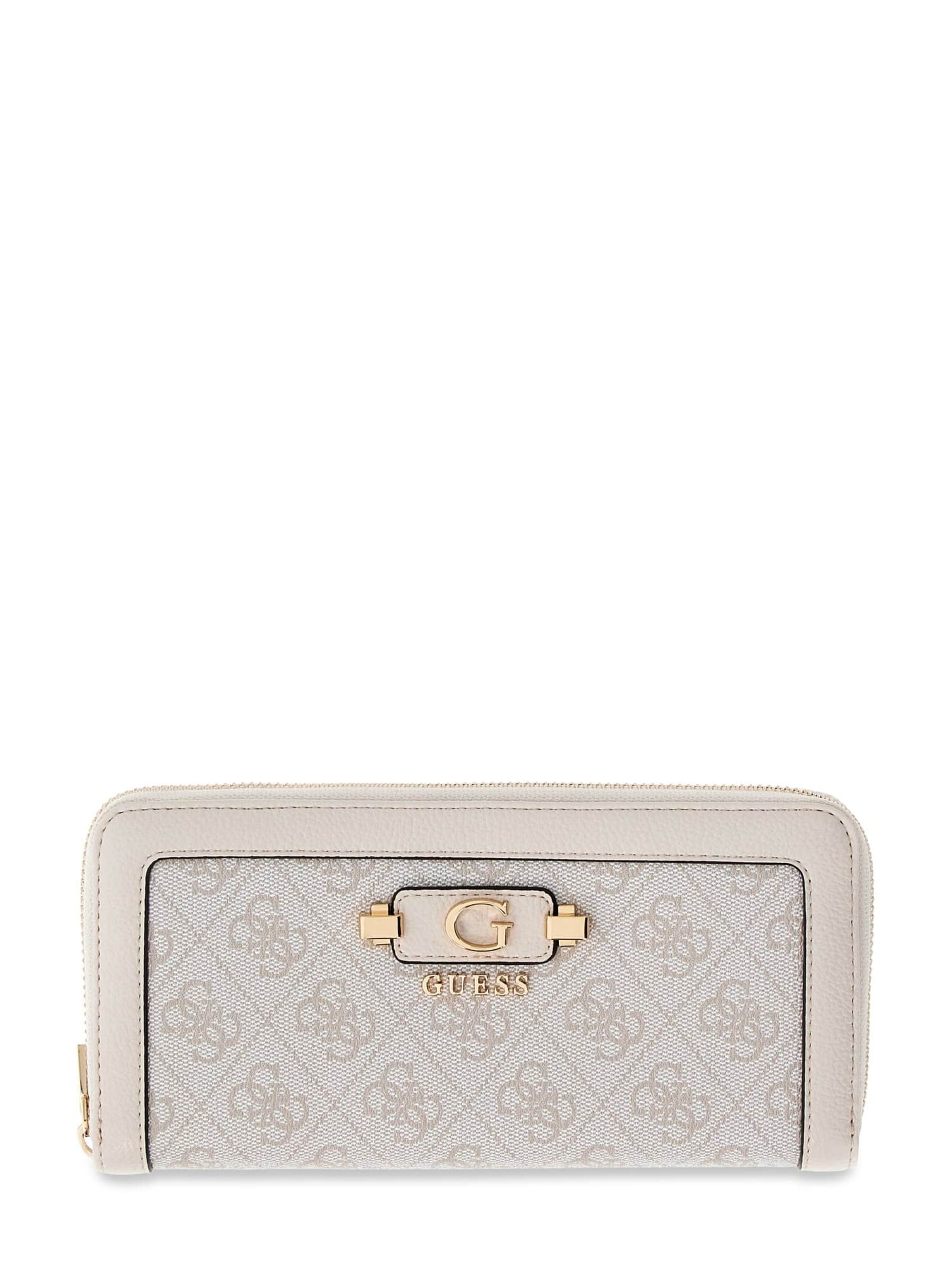 GUESS Portemonnaie 'Lindsey' in Beige: Vorderseite