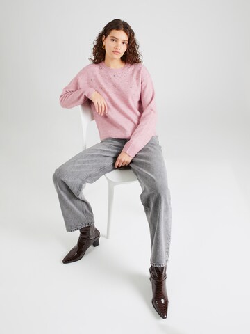 JDY Pullover 'JDYNAMI' i lilla