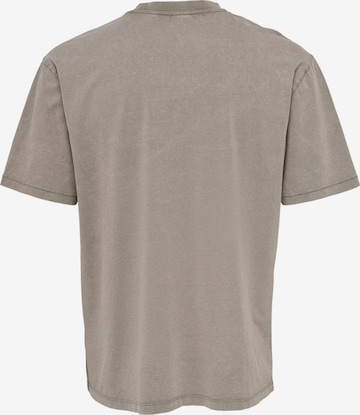 Only & Sons T-Shirt 'Ron' in Grau