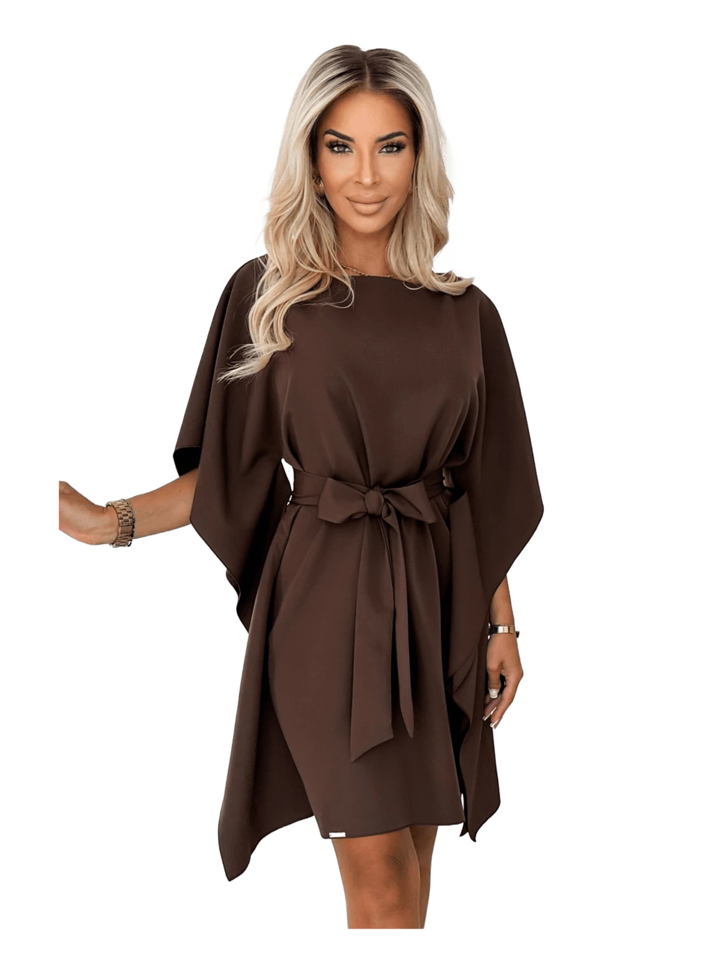 amorubi.com Kleid 'Dress 137550'‌‌‌‌‌‌‌‌‌‌ in Braun: Vorderseite