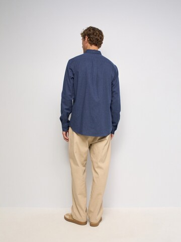 Salsa Jeans Regular fit Overhemd in Blauw