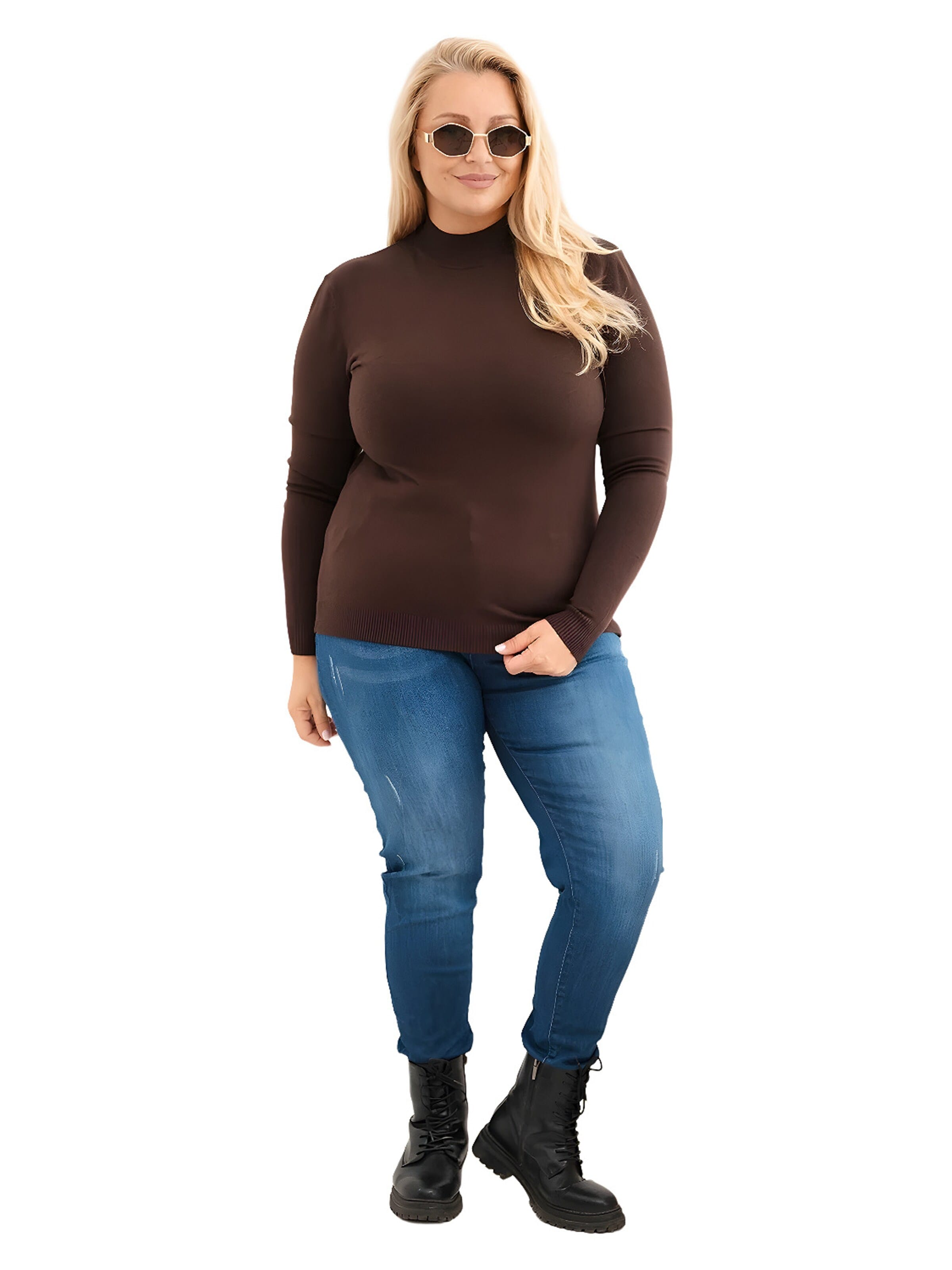 Lumera Sveter 'Rosalie' - Hnedá