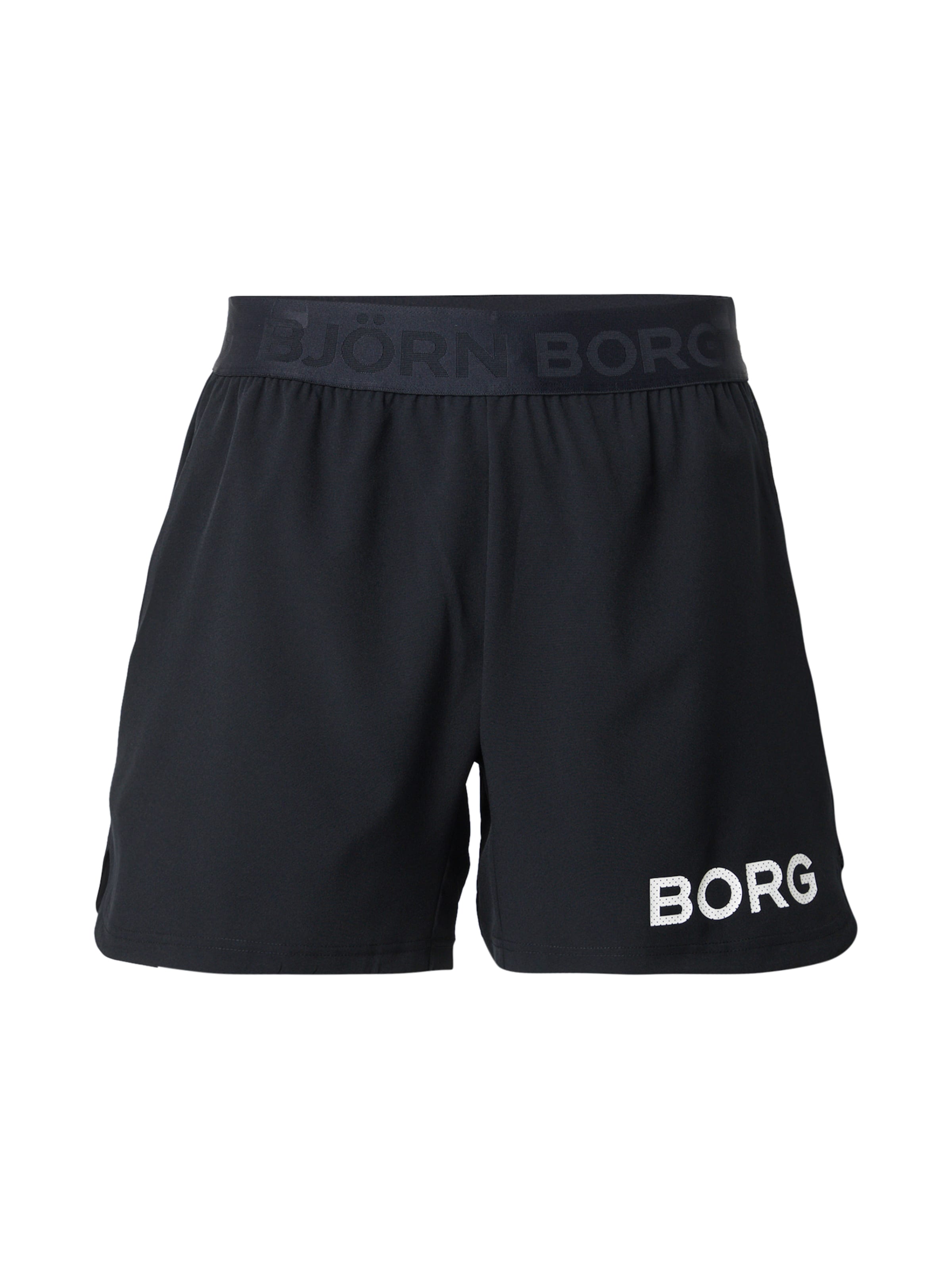 Regular Pantaloni sport de la BJÖRN BORG pe negru: față