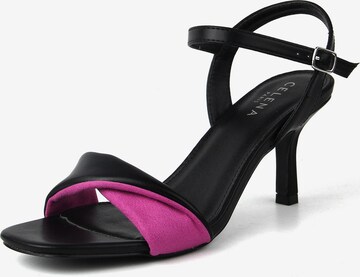 Celena Sandals 'Ching' in Black: front