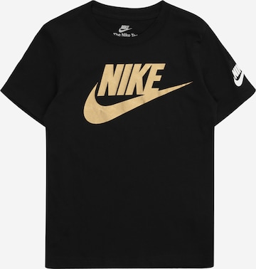 Tricou 'FUTURA EVERGREEN' de la Nike Sportswear pe negru: față