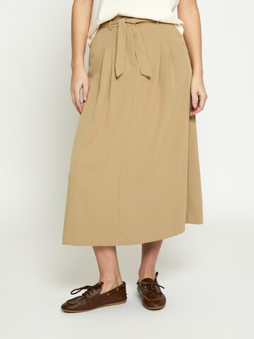 Gonna 'Jonne' di Peppercorn in beige: frontale