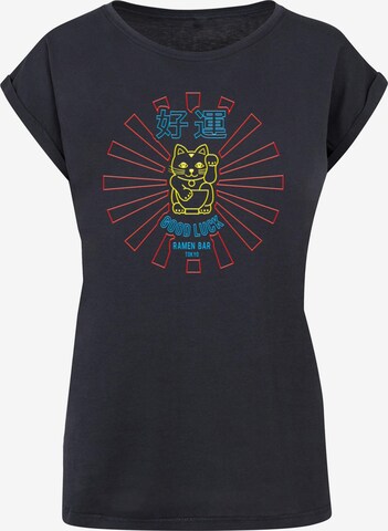 Merchcode Shirt 'Torc - Bright Lights' in Blue: front