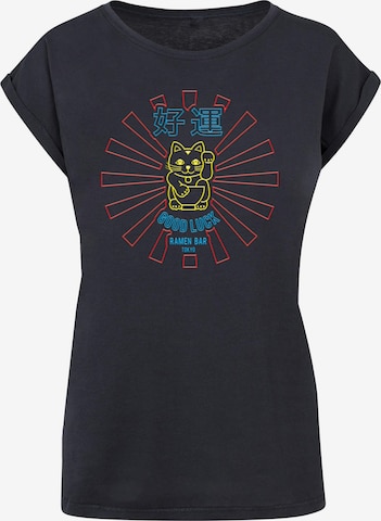 Merchcode Shirt 'Torc - Bright Lights' in Blauw: voorkant