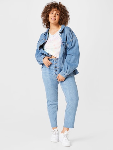 ONLY Curve Regular Jeans 'EMILY' in Blau