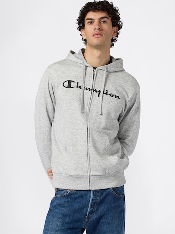 Champion Sweatjacke in Grau: Vorderseite