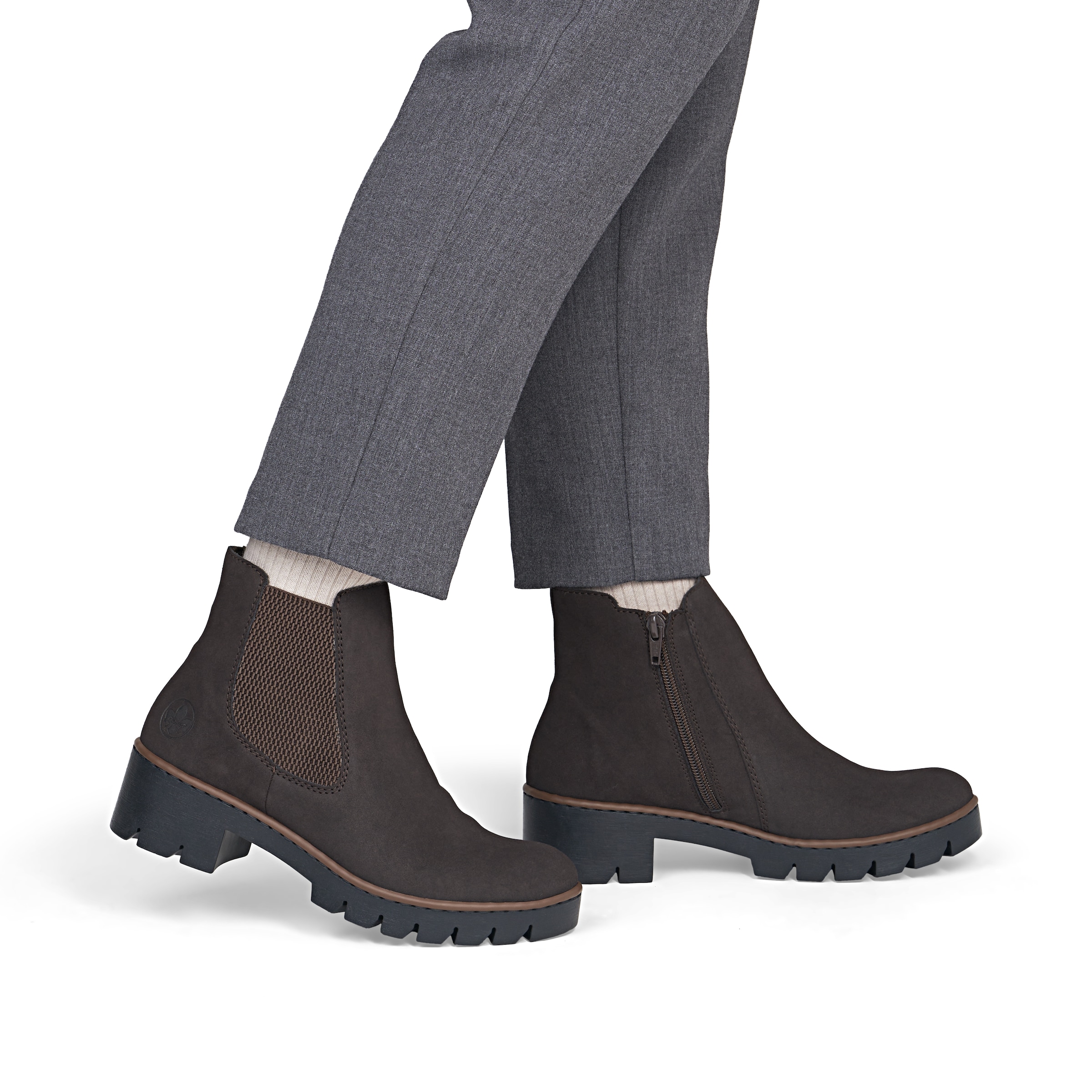 Rieker Chelsea Boots 'X5772' in Braun