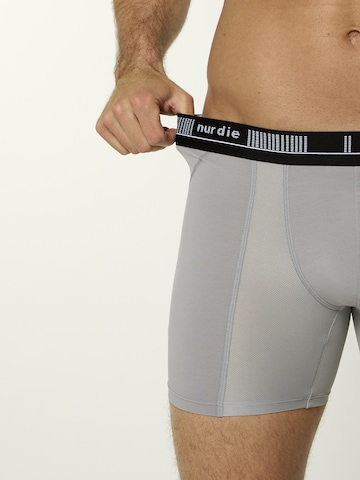 Nur Die Boxershorts ' Long Boxer Cotton Active ' in Grijs