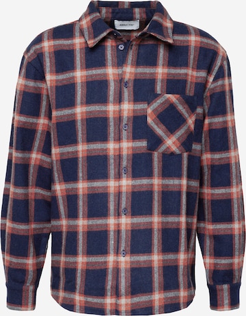 ABOUT YOU Regular fit Button Up Shirt 'Kevin' in Blue: front