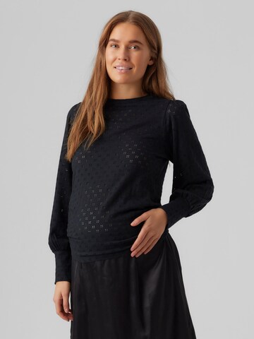 MAMALICIOUS Shirt 'Joanna' in Black: front