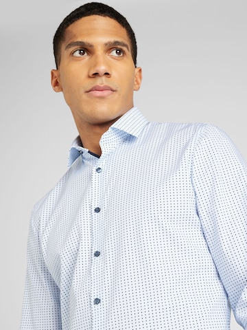 OLYMP - Ajuste regular Camisa de negocios en azul
