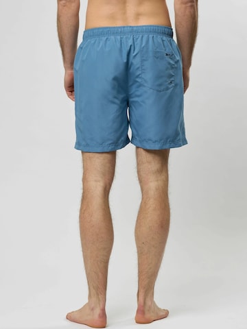 MCS Badeshorts 'Garland' i blå
