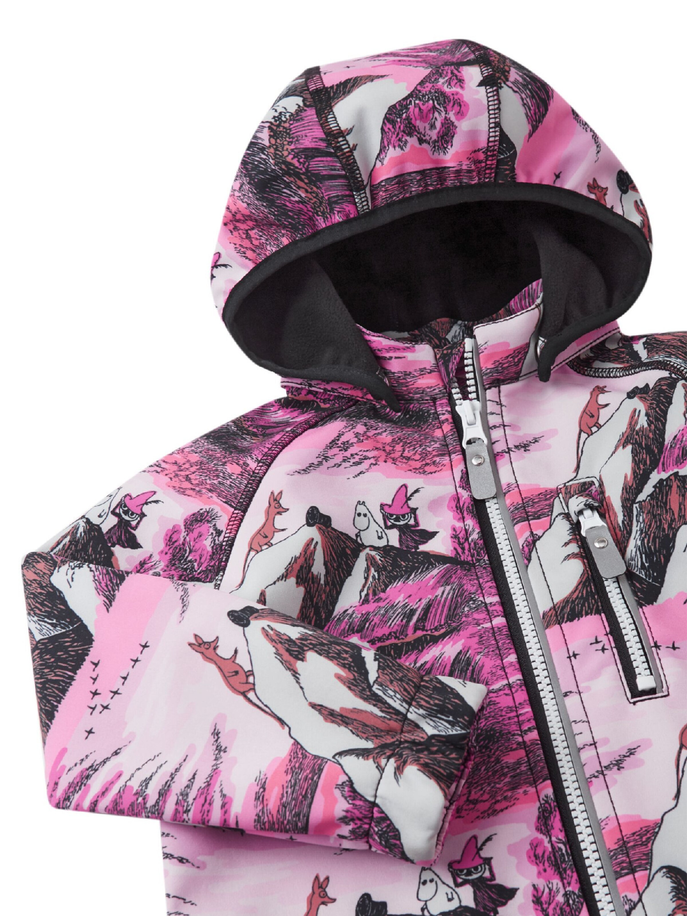 Reima Outdoorjas 'Moomin Vantti' in Roze